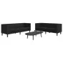 Juego de sofás Chesterfield 2 piezas cuero sintético negro by , Sofas - Ref: Foro24-3209274, Price: 559,13 €, Discount: %