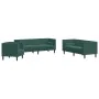 Set de sofás Chesterfield con cojines 3 piezas terciopelo verde de , Sofás - Ref: Foro24-3209283, Precio: 860,04 €, Descuento: %
