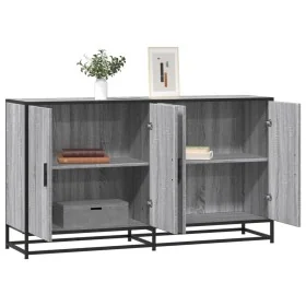 Aparador madera de ingeniería gris Sonoma 134x35x76 cm de , Aparadores - Ref: Foro24-3300818, Precio: 140,11 €, Descuento: %