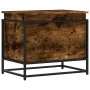 Caja de almacenaje con tapa madera roble ahumado 60x40x51,5 cm de , Cestas para almacenaje - Ref: Foro24-848796, Precio: 55,5...