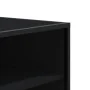 Zapatero de madera de ingeniería y metal negro 75x38x97,5 cm de , Zapateros y organizadores de calzado - Ref: Foro24-3300870,...