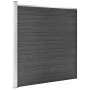 Panel de valla WPC negro 175x186 cm de vidaXL, Paneles de vallas - Ref: Foro24-148973, Precio: 397,68 €, Descuento: %