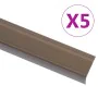 Perfiles de peldaños forma de L 5 uds aluminio marrón 67 cm von , Treppe - Ref: Foro24-146787, Preis: 24,42 €, Rabatt: %