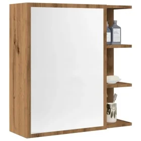 Armario espejo baño roble roble artisan 62,5x20,5x64 cm by , bathroom vanities - Ref: Foro24-856178, Price: 74,32 €, Discount: %