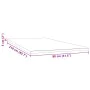 Topper de colchón 80x210x5 cm de , Cubrecolchones - Ref: Foro24-4103489, Precio: 59,71 €, Descuento: %