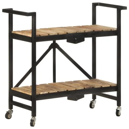 Carrito de cocina de madera maciza de mango 87x36x81 cm de , Carros de cocina y comedor - Ref: Foro24-321710, Precio: 139,21 ...