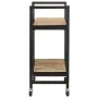 Carrito de cocina de madera maciza de mango 87x36x81 cm de , Carros de cocina y comedor - Ref: Foro24-321710, Precio: 139,21 ...