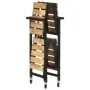 Carrito de cocina de madera maciza de mango 87x36x81 cm de , Carros de cocina y comedor - Ref: Foro24-321710, Precio: 139,21 ...