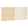 Vitrina de madera para coleccionistas con puertas 80x8,5x37 cm de , Estantes y estanterías - Ref: Foro24-4017387, Precio: 75,...