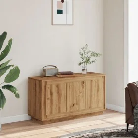 Aparador de madera de ingeniería roble artisan 102x35x55 cm by , Sideboards - Ref: Foro24-857140, Price: 103,62 €, Discount: %