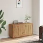 Aparador de madera de ingeniería roble artisan 102x35x55 cm by , Sideboards - Ref: Foro24-857140, Price: 103,62 €, Discount: %