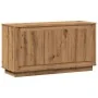 Aparador de madera de ingeniería roble artisan 102x35x55 cm by , Sideboards - Ref: Foro24-857140, Price: 103,62 €, Discount: %