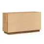 Aparador de madera de ingeniería roble artisan 102x35x55 cm by , Sideboards - Ref: Foro24-857140, Price: 103,62 €, Discount: %