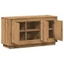 Aparador de madera de ingeniería roble artisan 102x35x55 cm by , Sideboards - Ref: Foro24-857140, Price: 103,62 €, Discount: %