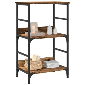 Estantería libros madera ingeniería envejecida 50x33x82 cm de , Librerías y estanterías - Ref: Foro24-857464, Precio: 51,82 €...