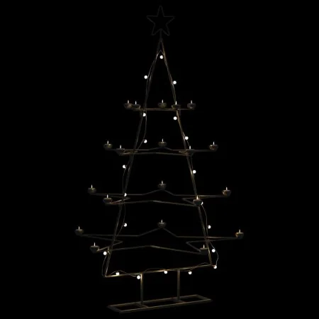 Árbol de Navidad para decoración metal negro 140 cm de , Arboles de navidad - Ref: Foro24-4018964, Precio: 71,41 €, Descuento: %