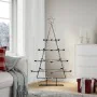 Árbol de Navidad para decoración metal negro 140 cm de , Arboles de navidad - Ref: Foro24-4018964, Precio: 71,41 €, Descuento: %