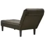 Tumbona almohada reposabrazo derecho cuero verde militar de , Divanes - Ref: Foro24-4009859, Precio: 137,50 €, Descuento: %