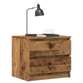 Mesita de noche 2 uds madera ingeniería envejecida 50x40x43.5cm de , Mesitas de noche - Ref: Foro24-856519, Precio: 94,14 €, ...