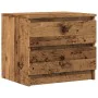 Mesita de noche 2 uds madera ingeniería envejecida 50x40x43.5cm de , Mesitas de noche - Ref: Foro24-856519, Precio: 94,14 €, ...