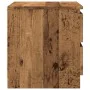 Mesita de noche 2 uds madera ingeniería envejecida 50x40x43.5cm de , Mesitas de noche - Ref: Foro24-856519, Precio: 94,14 €, ...