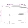 Mesita de noche 2 uds madera ingeniería envejecida 50x40x43.5cm de , Mesitas de noche - Ref: Foro24-856519, Precio: 94,14 €, ...