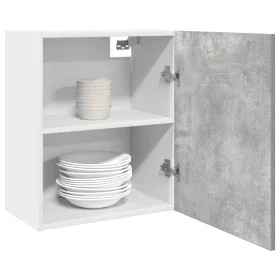Armario colgante contrachapada gris hormigón 50x31x60 cm de , Armarios de cocina - Ref: Foro24-856106, Precio: 48,82 €, Descu...