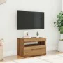 Mueble de TV luces LED madera roble artisan 60x35x40 cm by , TV Furniture - Ref: Foro24-856311, Price: 50,44 €, Discount: %