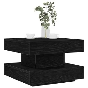 Mesa de centro giratoria 360 grados negro 50x50x34,5 cm by , Coffee table - Ref: Foro24-858471, Price: 60,25 €, Discount: %