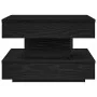 Mesa de centro giratoria 360 grados negro 50x50x34,5 cm de , Mesas de centro - Ref: Foro24-858471, Precio: 60,25 €, Descuento: %