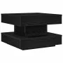 Mesa de centro giratoria 360 grados negro 50x50x34,5 cm de , Mesas de centro - Ref: Foro24-858471, Precio: 60,25 €, Descuento: %