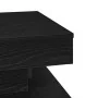 Mesa de centro giratoria 360 grados negro 50x50x34,5 cm de , Mesas de centro - Ref: Foro24-858471, Precio: 60,25 €, Descuento: %