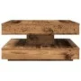 Mesa de centro giratoria 360 grados envejecida 70x70x34,5 cm de , Mesas de centro - Ref: Foro24-858486, Precio: 84,35 €, Desc...