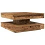 Mesa de centro giratoria 360 grados envejecida 70x70x34,5 cm de , Mesas de centro - Ref: Foro24-858486, Precio: 84,35 €, Desc...