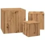 Mesas auxiliares 3 uds madera de ingeniería roble artisan by , Side tables - Ref: Foro24-856677, Price: 84,29 €, Discount: %