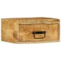 Mesitas de noche de pared 2 uds madera maciza de mango rugosa de , Mesitas de noche - Ref: Foro24-4017455, Precio: 143,63 €, ...