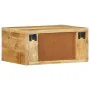 Mesitas de noche de pared 2 uds madera maciza de mango rugosa de , Mesitas de noche - Ref: Foro24-4017455, Precio: 143,63 €, ...
