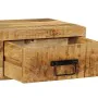 Mesitas de noche de pared 2 uds madera maciza de mango rugosa de , Mesitas de noche - Ref: Foro24-4017455, Precio: 143,63 €, ...
