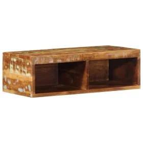 Mueble de TV de pared madera maciza reciclada 60x30x19 cm de , Almacenamiento para CD y DVD - Ref: Foro24-4017474, Precio: 59...