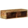 Mueble de TV de pared madera maciza reciclada 60x30x19 cm de , Almacenamiento para CD y DVD - Ref: Foro24-4017474, Precio: 59...
