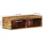 Mueble de TV de pared madera maciza reciclada 60x30x19 cm de , Almacenamiento para CD y DVD - Ref: Foro24-4017474, Precio: 59...