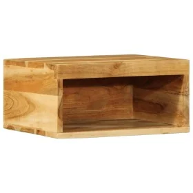 Mueble de TV de pared madera maciza de acacia 40x30x19 cm by , CD and DVD storage - Ref: Foro24-4017469, Price: 41,84 €, Disc...