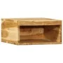 Mueble de TV de pared madera maciza de acacia 40x30x19 cm by , CD and DVD storage - Ref: Foro24-4017469, Price: 41,84 €, Disc...