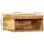 Mueble de TV de pared madera maciza de acacia 40x30x19 cm by , CD and DVD storage - Ref: Foro24-4017469, Price: 41,84 €, Disc...
