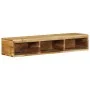 Mueble de TV de pared madera maciza de acacia 100x30x19 cm de , Almacenamiento para CD y DVD - Ref: Foro24-4017481, Precio: 9...