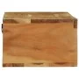 Mueble de TV de pared madera maciza de acacia 100x30x19 cm de , Almacenamiento para CD y DVD - Ref: Foro24-4017481, Precio: 9...