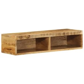 Mueble de TV de pared madera maciza de mango rugosa 80x30x19 cm von , CD- und DVD-Speicher - Ref: Foro24-4017476, Preis: 80,3...