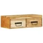 Mueble de TV de pared madera maciza de acacia 60x30x19 cm de , Almacenamiento para CD y DVD - Ref: Foro24-4017460, Precio: 70...