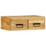 Mueble de TV de pared madera maciza de acacia 60x30x19 cm de , Almacenamiento para CD y DVD - Ref: Foro24-4017460, Precio: 70...