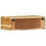 Mueble de TV de pared madera maciza de acacia 60x30x19 cm de , Almacenamiento para CD y DVD - Ref: Foro24-4017460, Precio: 70...